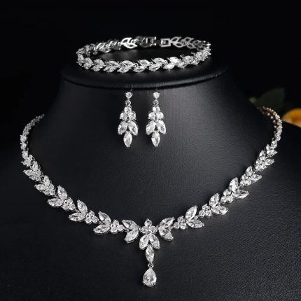DEJA Cubic Zirconia Bridal Jewelry Set